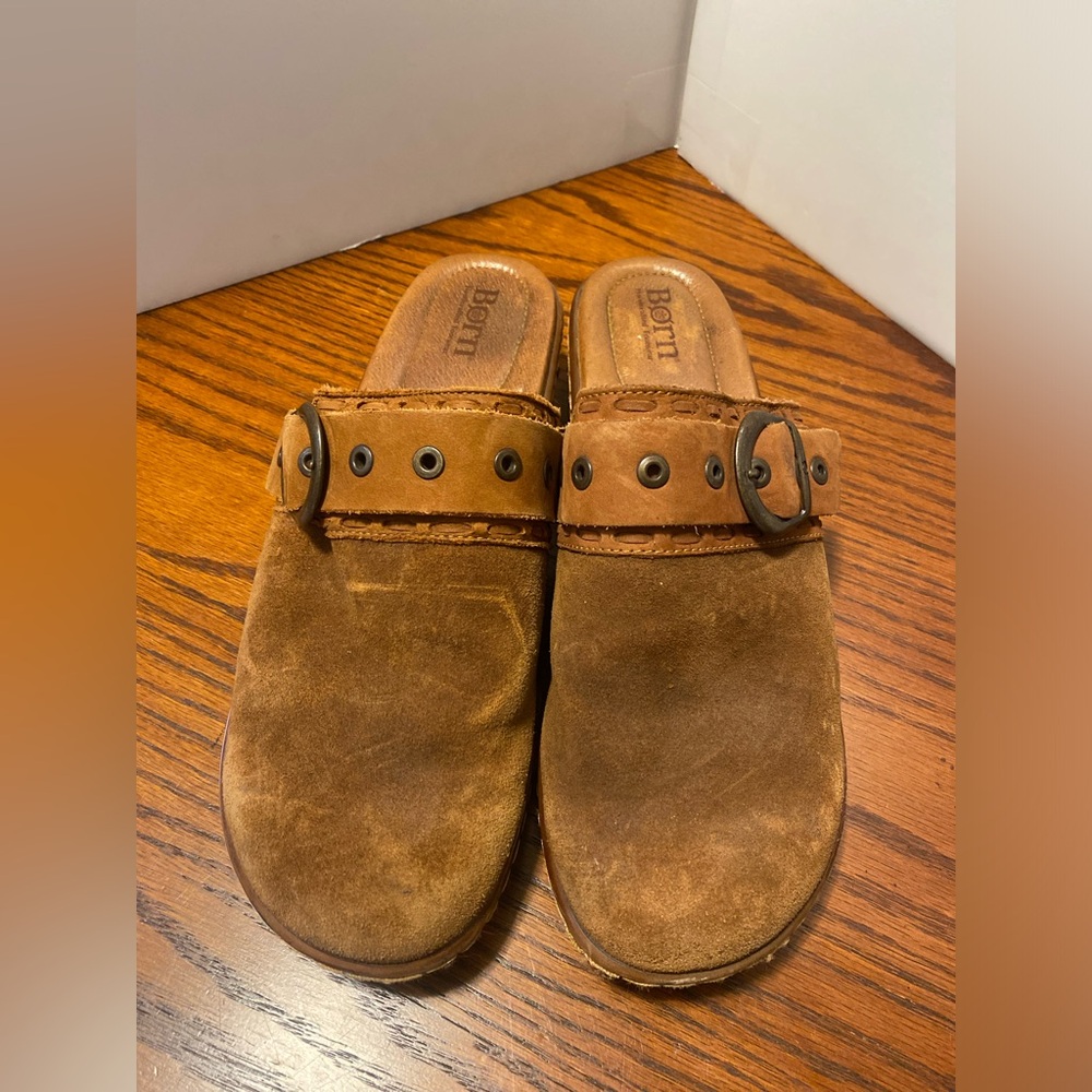 Born Suede Clogs - Picture 8 of 9